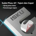 ISKU Mata Pisau Planer HSS 82mm - Pisau Mesin Serut Kayu Jointer untuk Ketam/Sugu/Mesin Pasah | Material Tahan Lama