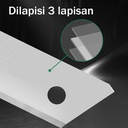 ISKU cutter blade ukuran besar/ isi ulang cutter sk5 10pcs tajam dan anti karat