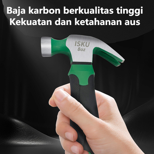 ISKU Palu Kambing Mini / Mini Claw Hammer 8 oz Steel Perkakas Tools
