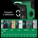 ISKU Mesin Bor electric drill bolak Set 700W 220V Dan Mesin Gerinda Tangan 850W 220V