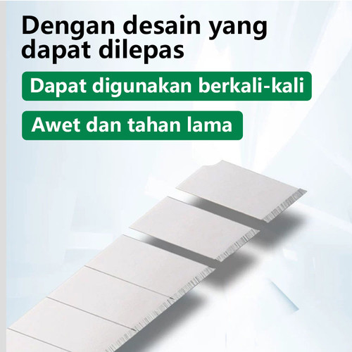 ISKU cutter blade ukuran besar/ isi ulang cutter sk5 10pcs tajam dan anti karat