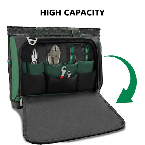 ISKU Tool Bag Besar 20 inch 1680D Kain Oxford Tas Perkakas Anti Air