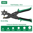 ISKU punch pliers /tang pembolong ikat sabuk pinggang 9 inch carbon