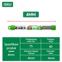 ISKU mata bor beton hss memutar bor mata bor baja tinggi 4mm - 12 mm