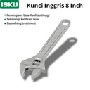 ISKU kunci inggris industri ukuran 8 inch/spanner adjustable/universal adjustable wrench tools alat perkakas