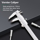 ISKU Jangka Sorong Stainless 15cm Vernier Caliper Micrometer 15