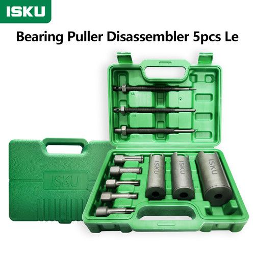 ISKU treker lepas bearing 5 pcs + extra selongsong besar -  bearing puller disassembler 5 pcs - treker bearing dalam bearing separator/alat melepas bearing roda dan cvt