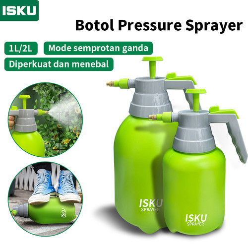 ISKU 2 liter pressure sprayer/botol spray semprotan tanaman manual/alat semprot tanaman 1l