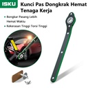ISKU Kunci Pas Dongkrak Auto Repair Kunci Ratchet Wrench Mobil 340mm