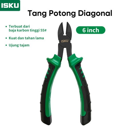 ISKU tang potong 6 inch wire cutters tang kombinas multifung