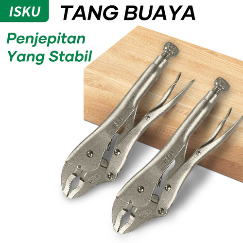 ISKU Tang Buaya 7Inch Tang Buaya 10 Inch Tang Jepit Locking Plier