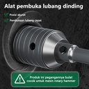 ISKU Mata Bor hole saw beton lubang tembok beton/hollow core saw beton tembok pipa drill bit 30 40 50 60 65 80 90 mm full set 8 pcs