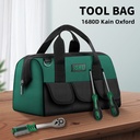 ISKU tool bag besar ukuran 18 inch 1680D tas perkakas kain oxford anti air/tools bag alat perkakas