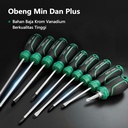 ISKU obeng plus 6*150 mm magnet /obeng set screwdriver sets perkakas/obeng super kuat chrome vanadium cocok untuk elektronik dan peralatan rumah tangga