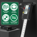 ISKU jangka sorong digital caliper lcd screen 0-150mm/vernier kaliper