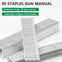 ISKU staple gun refill stapler/ isi ulang refill staples 8 x 11.3 x 1.2mm*1000pcs Isi staples tembak gun tacker perkakas