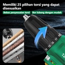 ISKU Mesin Bor Lithium Mulitifungsi 12V 1500mAh Battery/Lithium