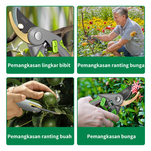 Isku Gunting Dahan Gunting Bonsai Gunting Taman Ranting Shears 8’’