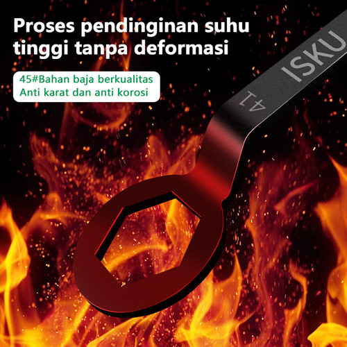 ISKU Penahan Kopling + Kunci CVT 39x41 Motor Matic Treker CVT 2 pcs