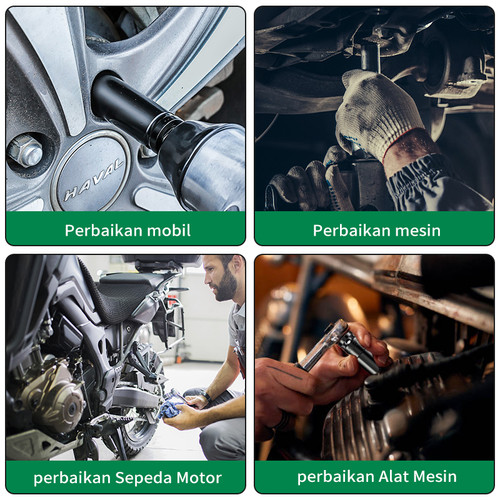 ISKU mata shock impact 10pcs bahan crv panjang mata sock Socket