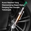 ISKU Kunci Shock pas rachet 1/2 inch 72gigi Wrench ukuran 30-43cm
