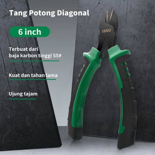 ISKU tang potong 6 inch wire cutters tang kombinas multifung