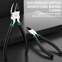 ISKU plastic cutting nippers 6 inch/tang potong kawat 6 inch carbon
