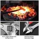 ISKU kunci inggris industri ukuran 12 inch/spanner adjustable/universal adjustable wrench tools alat perkakas