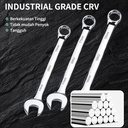 ISKU Kunci ring pas 24mm bolak balik spanner wrench bahan baja chrome vanadium/plum blossom open end combination wrench