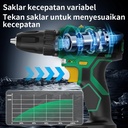 ISKU Mesin Bor Lithium Mulitifungsi 12V 1500mAh Battery/Lithium