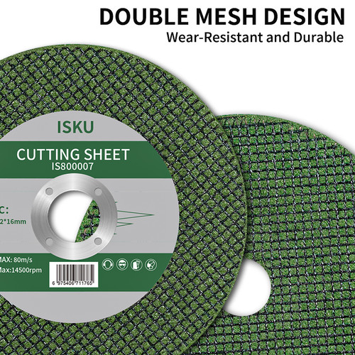 ISKU Mata Gurinda Batu Gerinda Potong Besi stain less Cutting Wheel