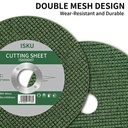 ISKU Mata Gurinda Batu Gerinda Potong Besi stain less Cutting Wheel
