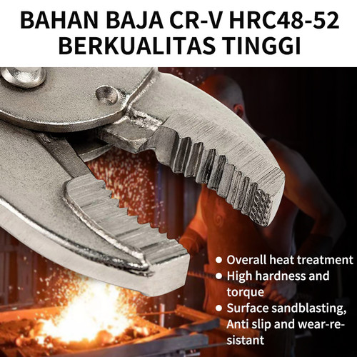 ISKU Tang Buaya 7Inch Tang Buaya 10 Inch Tang Jepit Locking Plier