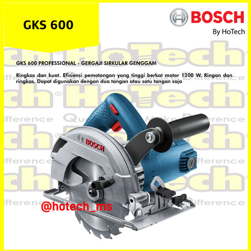Bosch Circular Saw | Bosch GKS 600 | Gergaji Sirkular Genggam 1200 W