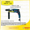 BOSCH Impact Drill GSB 20 - 2 RE | Mesin Bor Beton Tembok 800 W | Power Tools Original Bosch Higher Robustness Improved Performance