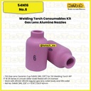 Gas Lens Alumina Ceramic Nozzle 3/8'' 54N16 No. 6 For Tig Torch
