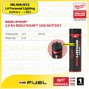 MILWAUKEE BATTERY 3.0 AH LITHIUM | BATTERY L4B3