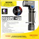 Nicron Flashlight B74UV Rechargeable 90 Degree 700 Lumen 395nm Ultraviolet Waterproof IP65