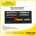 MAXPOWER | 45 Pcs Tool Set Kunci Neple | Ratchet Spanner Set