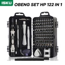 Isku Set Alat Obeng 115 in 1 Kepala Sekrup Yang Dapat Praktis Sebagian