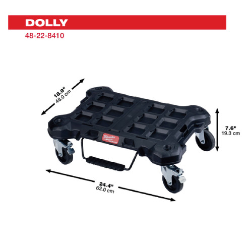 MILWAUKE Flat Dolly 48-22-8410 | Roda Angkut Kapasitas 114 Kg