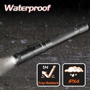 Nicron Senter IPX4 Raining Resistant Magnet Mini Torch | N73 Tingkat Cahaya 150 Lumens, Runtime Battery 8 Jam, Jarak Cahaya 50 Meter