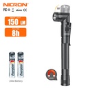 Flashlight Nicron N73 | Twist Head Water Resistant Magnet 90° Rechargeable