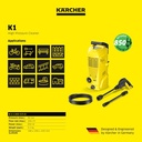 KARCHER High Pressure Cleaner K 1 New | Tekanan 90 Bar 850 Watt