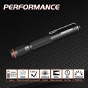 Nicron LED Pocket Pen Light IP65 Water Resistence | Senter B22W 120Lumens, Runtime 2,5 Jam, Jarak Cahaya 42 meter