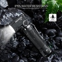 Nicron Senter Dual fuel 90 degree Twist | N9 Tingkat Cahaya 1000 Lumens, Runtime Battery 5 Jam, Jarak Cahaya 200 meter