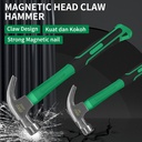Isku Palu Kambing Claw Hammer 16oz 8 oz 45# Steel Claw Hammer bukaan
