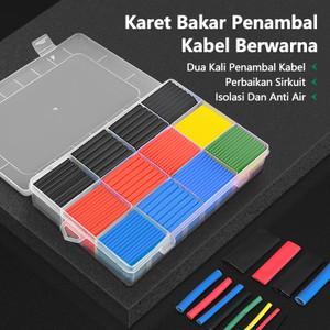 ISKU Heat Shrink Kabel Bakar Berwarna 560PCS Heat Shrink Tube