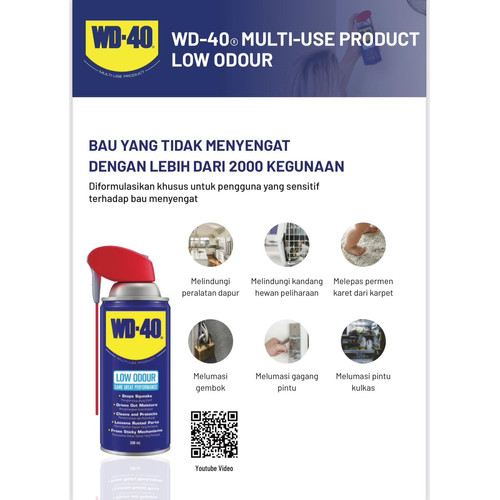 WD40 Pelumas Anti Karat 412ml 2 WAY | WD40 Multi Use Spray Lubricant 412 ML | WD40 Lubricant Anti Karat 412ML | WD40 MULTIPURPOSE LUBRICANT 412ML | Multi Purpose Rust Remover WD 40 412ml