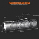 Nicron Senter  IPX8 Waterproof Flashlight For Emergency | N8 Tingkat Cahaya 1300 Lumens, Runtime Battery 150 jam, Jarak Cahaya 180 meter